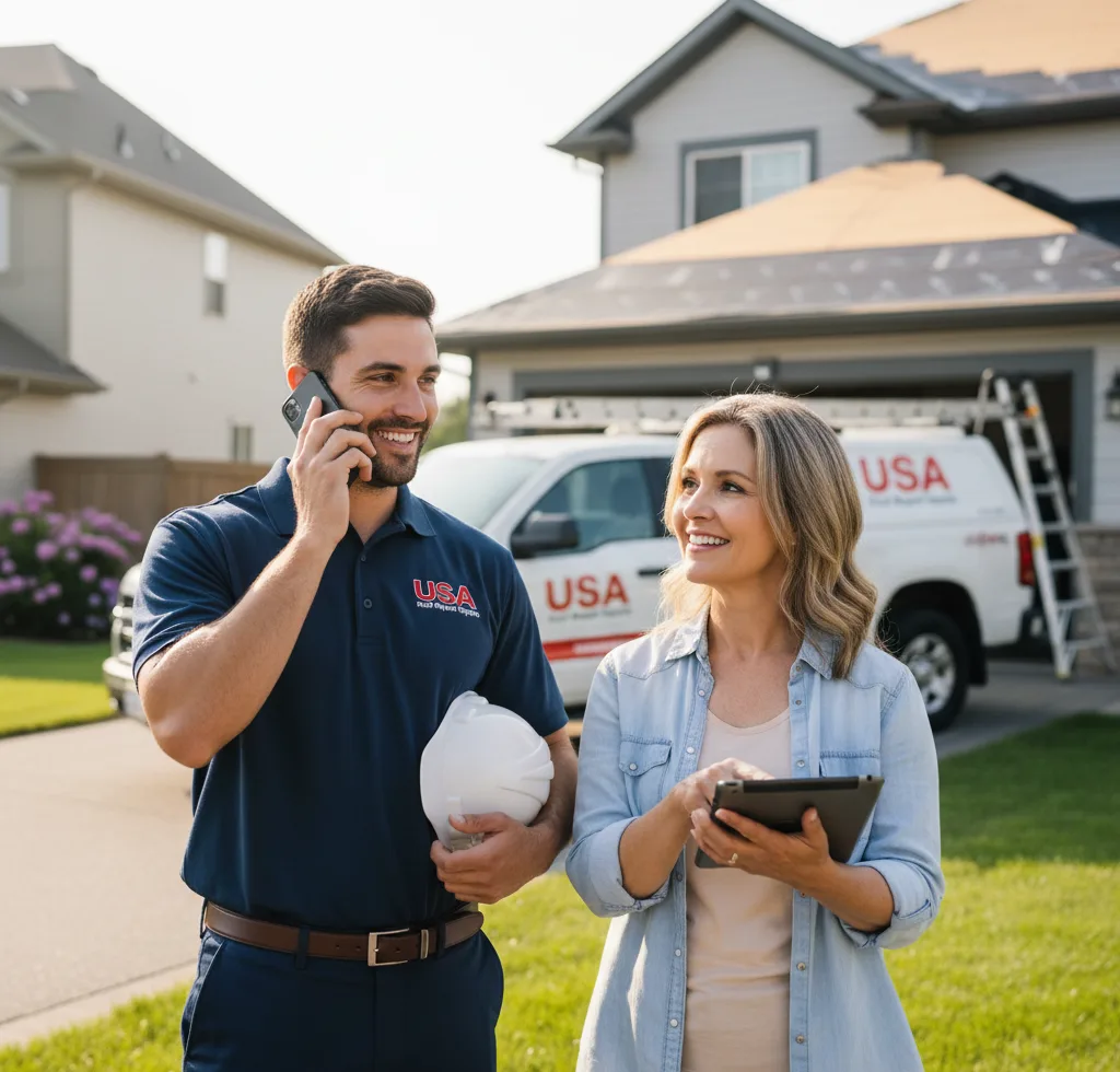 USA Roof Repair Experts customer support in Apple Creek